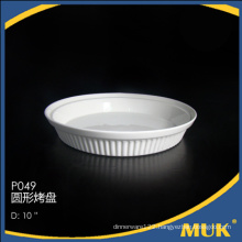 wholesale from china pure white plate dinnerware for airline